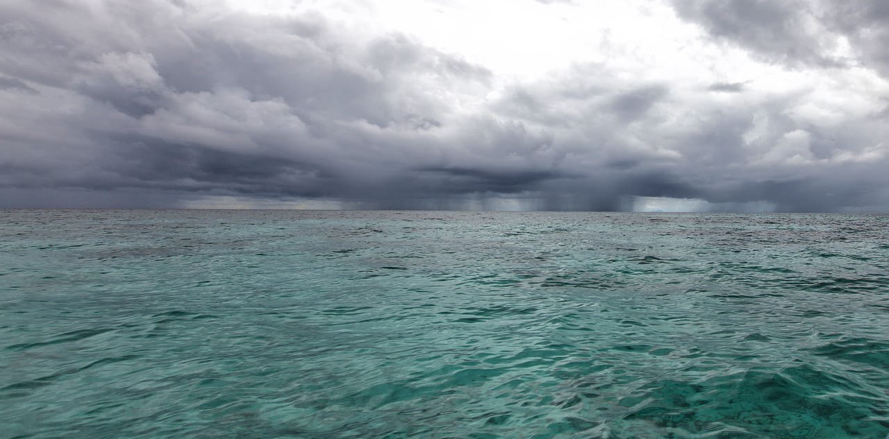 Image - it was cloudy landscape sea