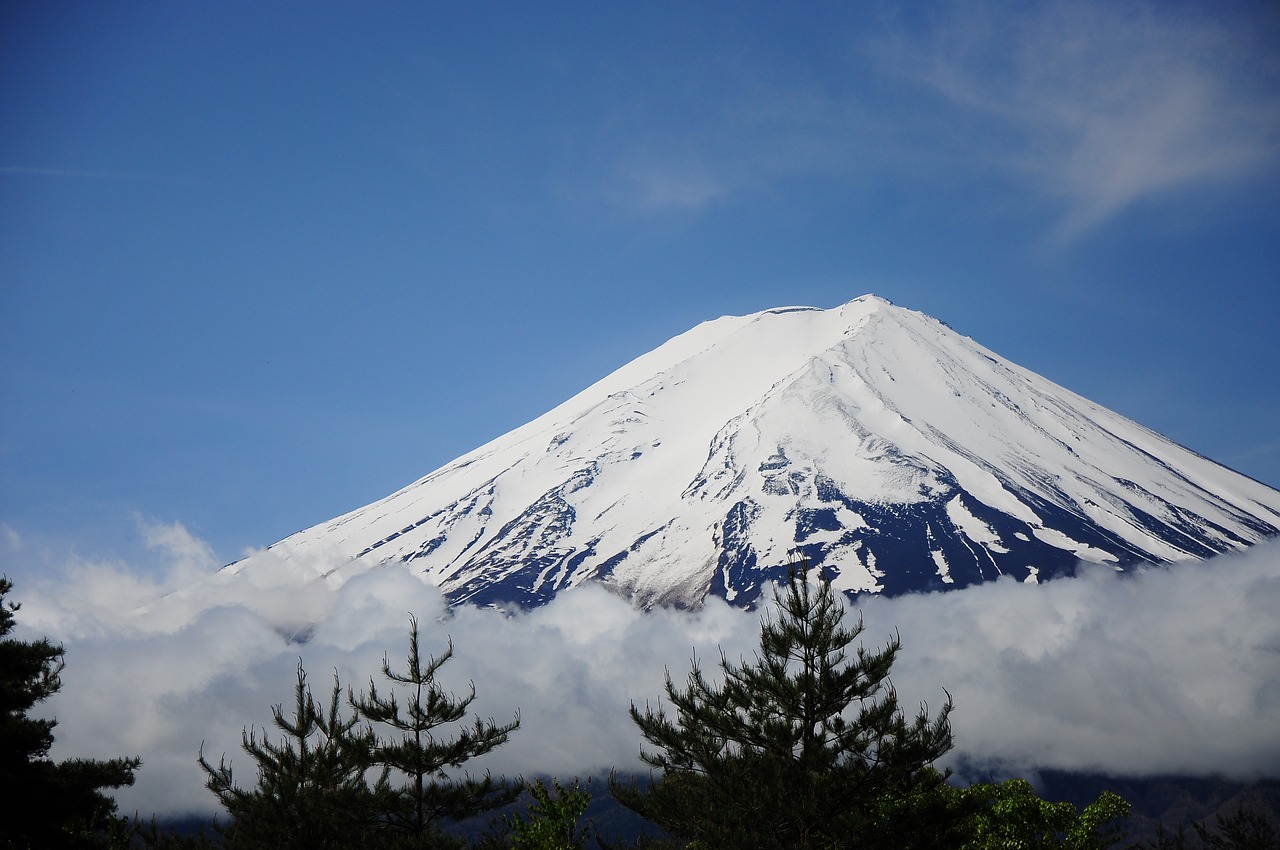 Image - mount fuji landscape fuji nature