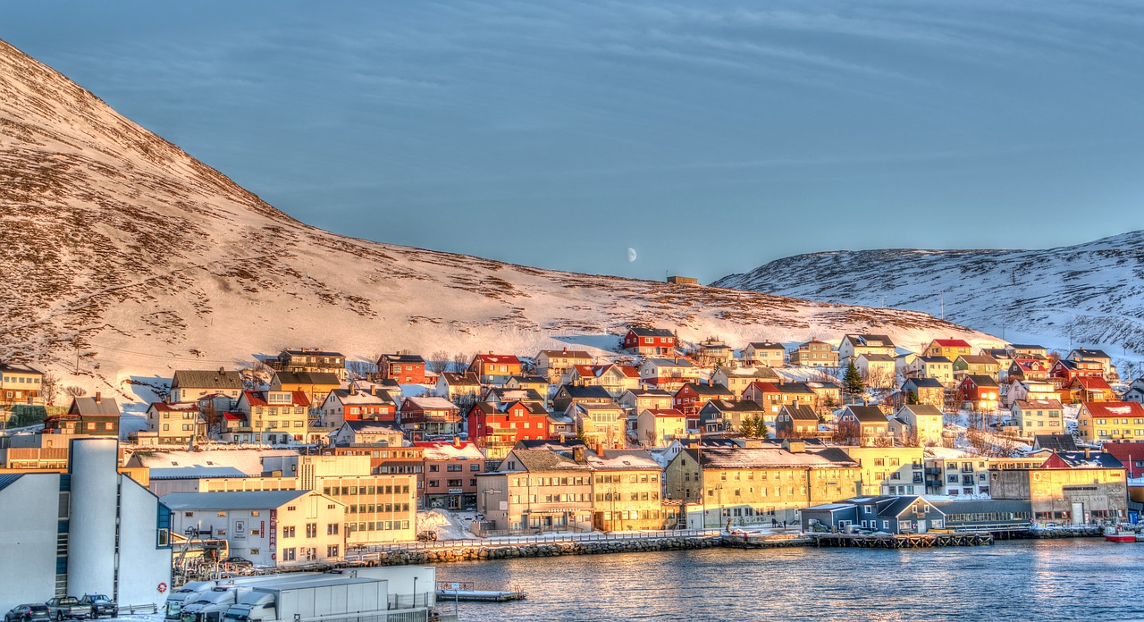 Image - norway honningsvag coast sea