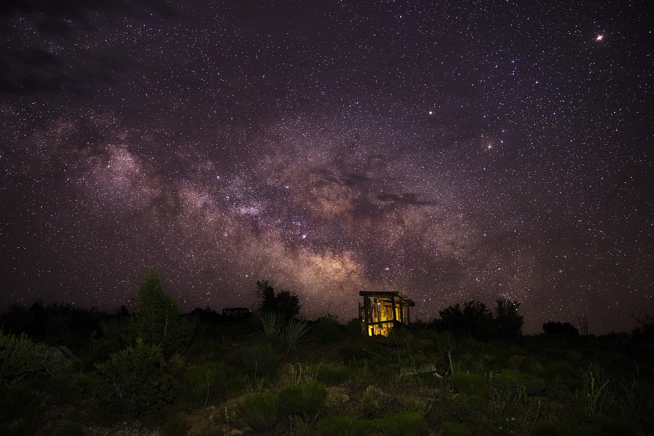 Image - night sky milky way stars cosmos