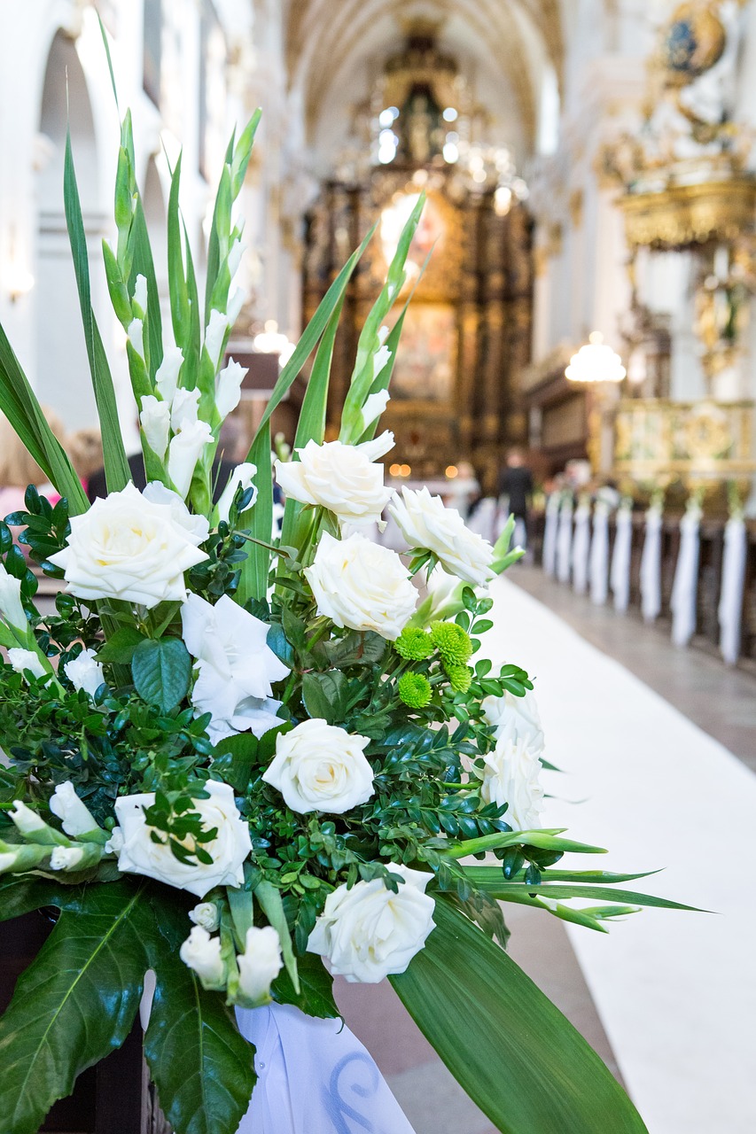 Image - flowers ornaments decoration church