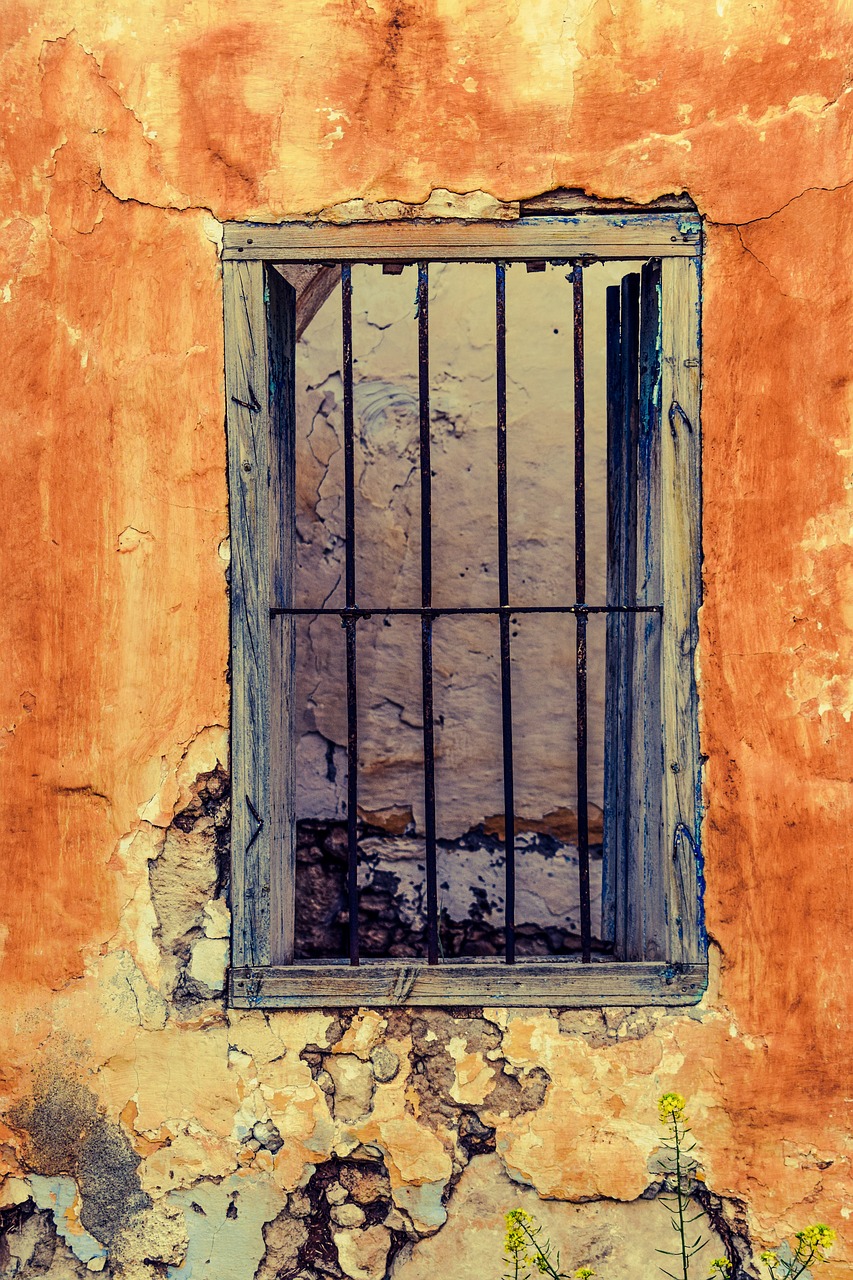 Image - window wall old house abandoned