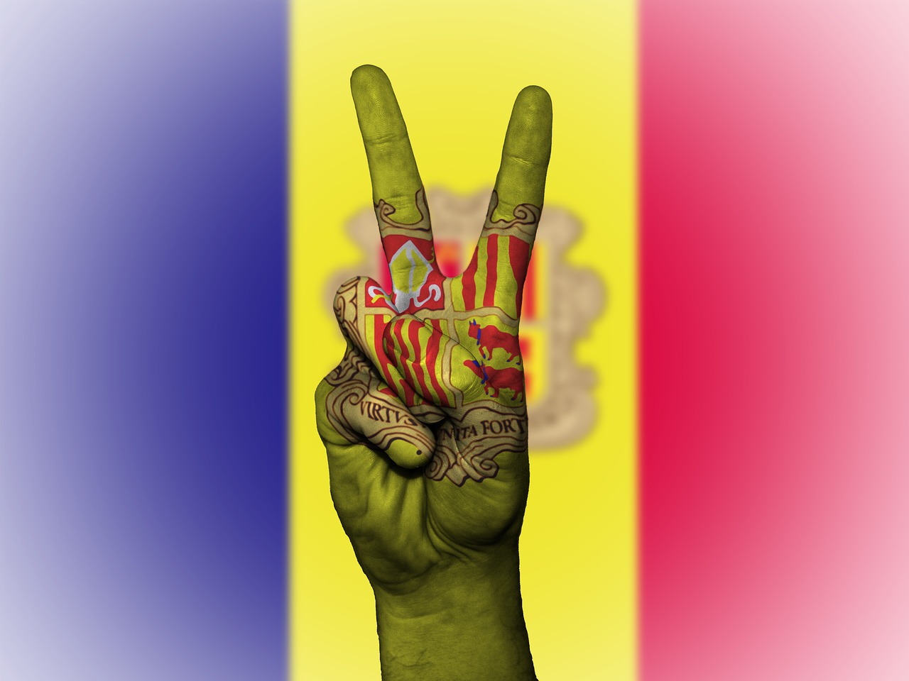 Image - andorra flag peace country symbol