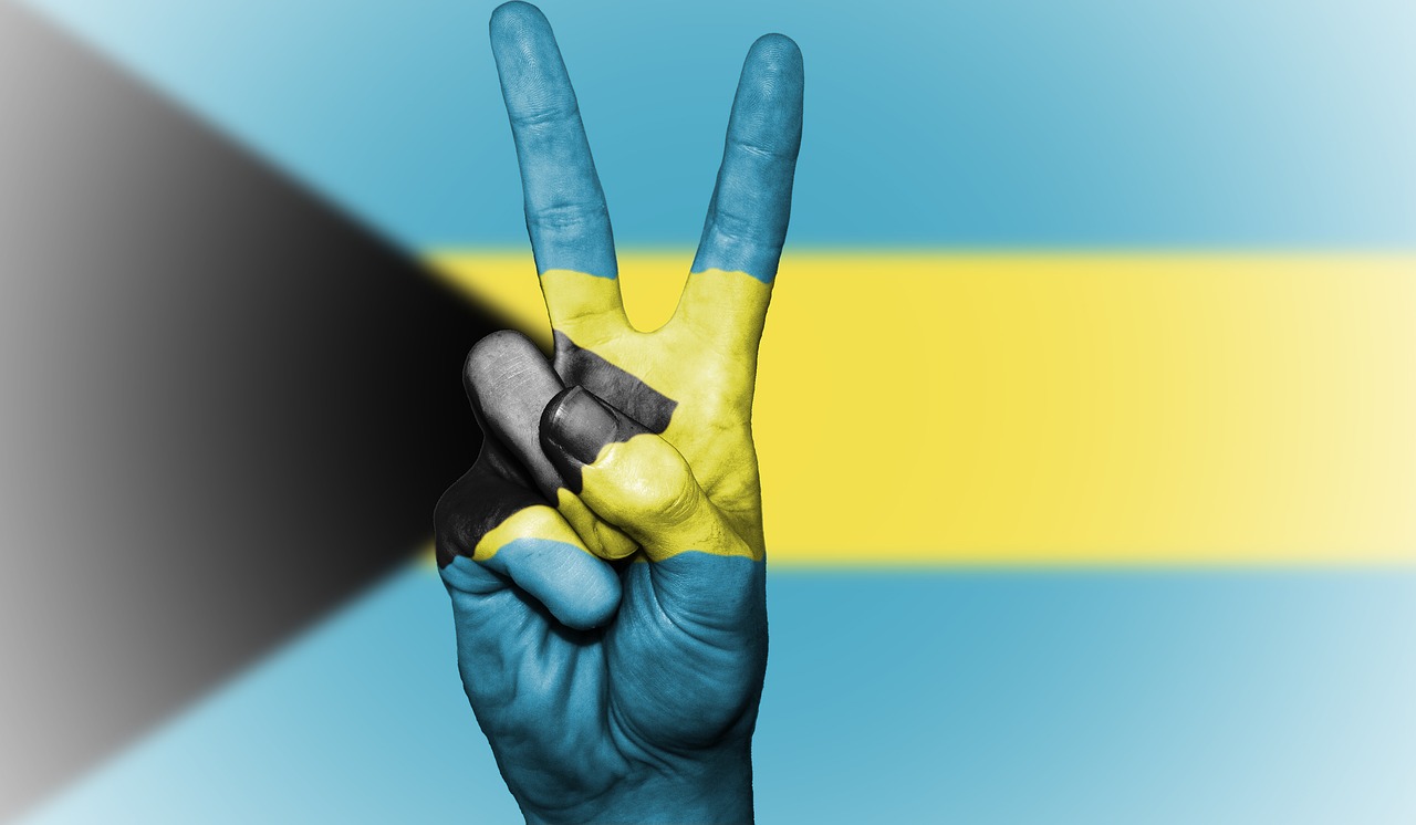 Image - bahamas flag peace background