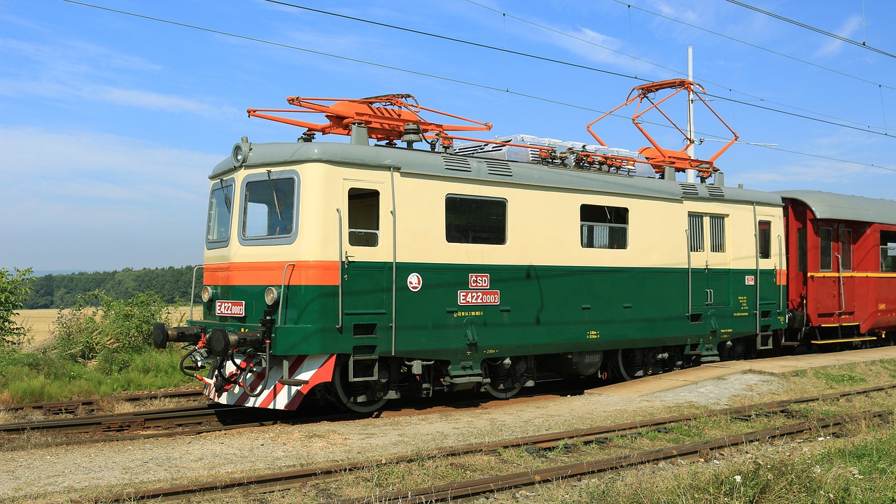 Image - electric locomotive railway