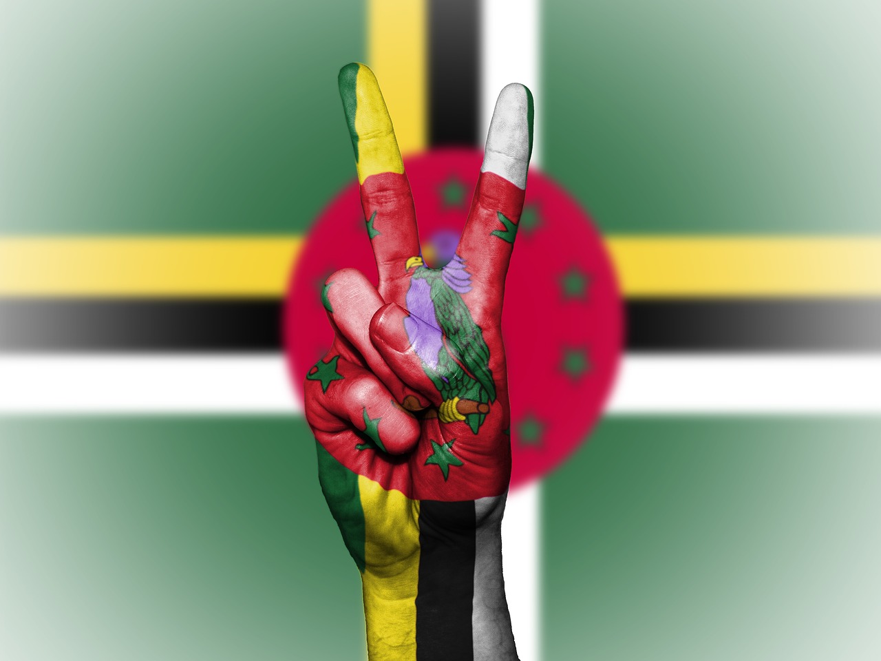 Image - dominica peace hand nation