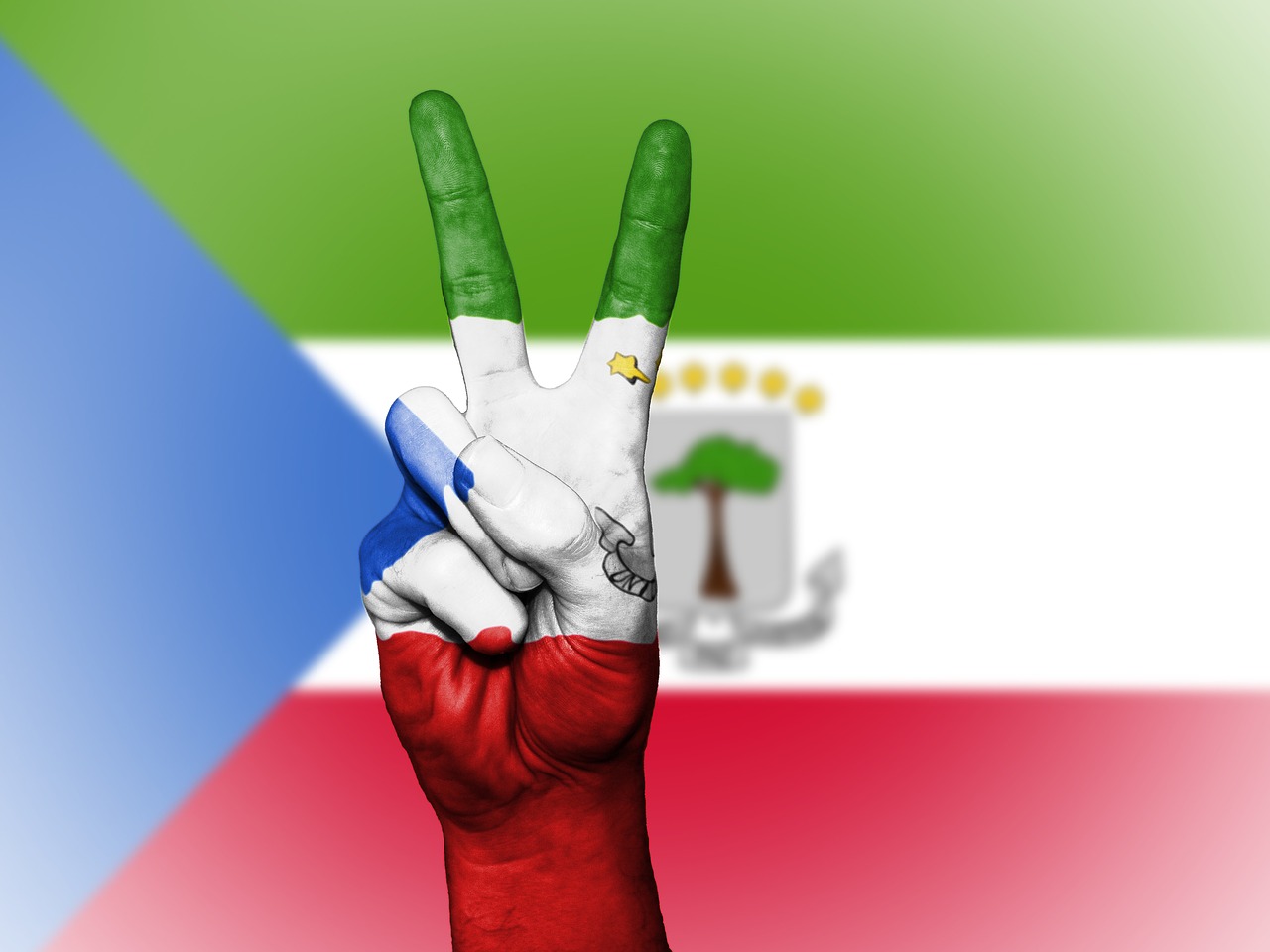 Image - equatorial guinea peace hand nation