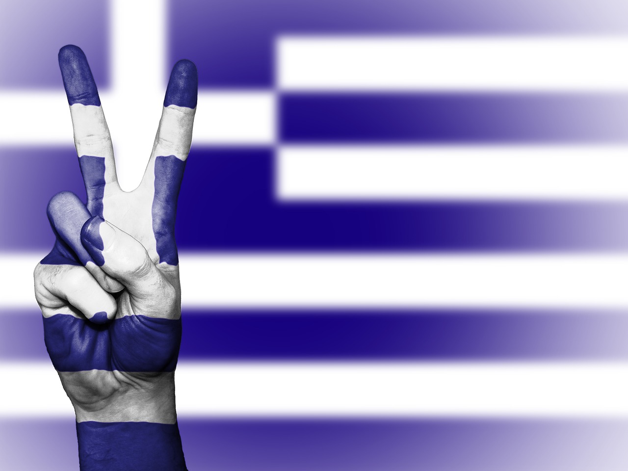 Image - greece peace hand nation