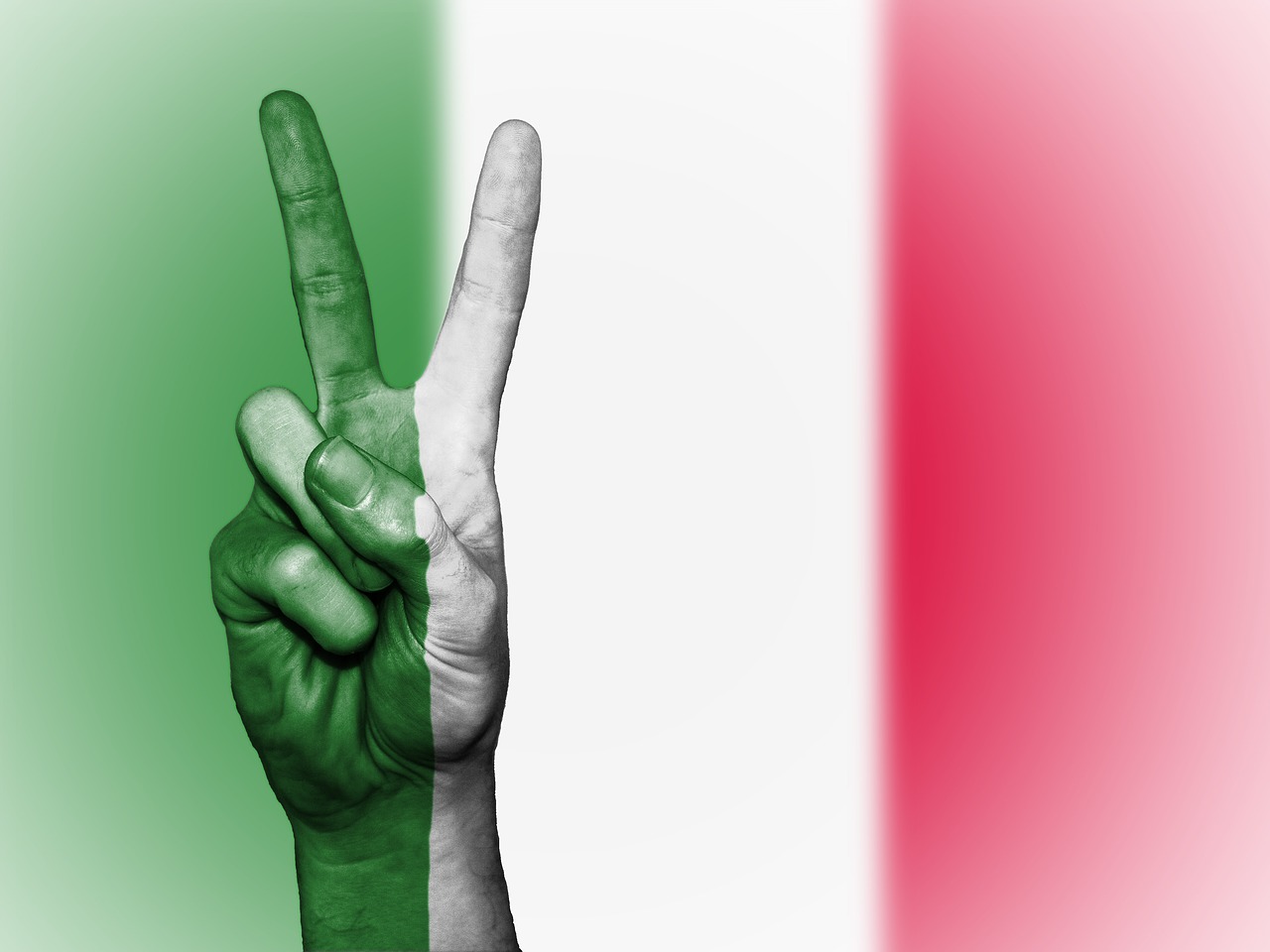 Image - italy peace hand nation background