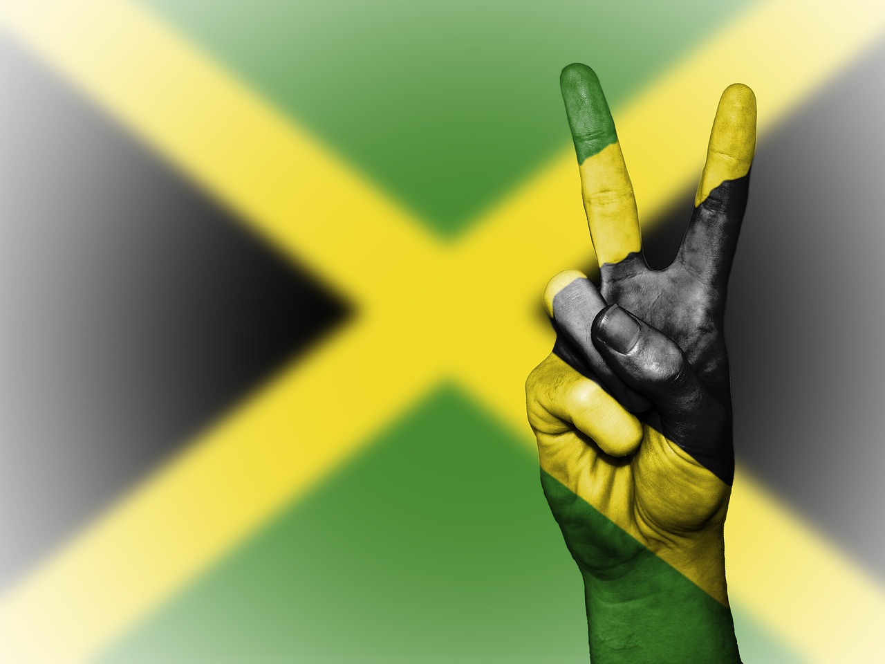 Image - jamaica peace hand nation