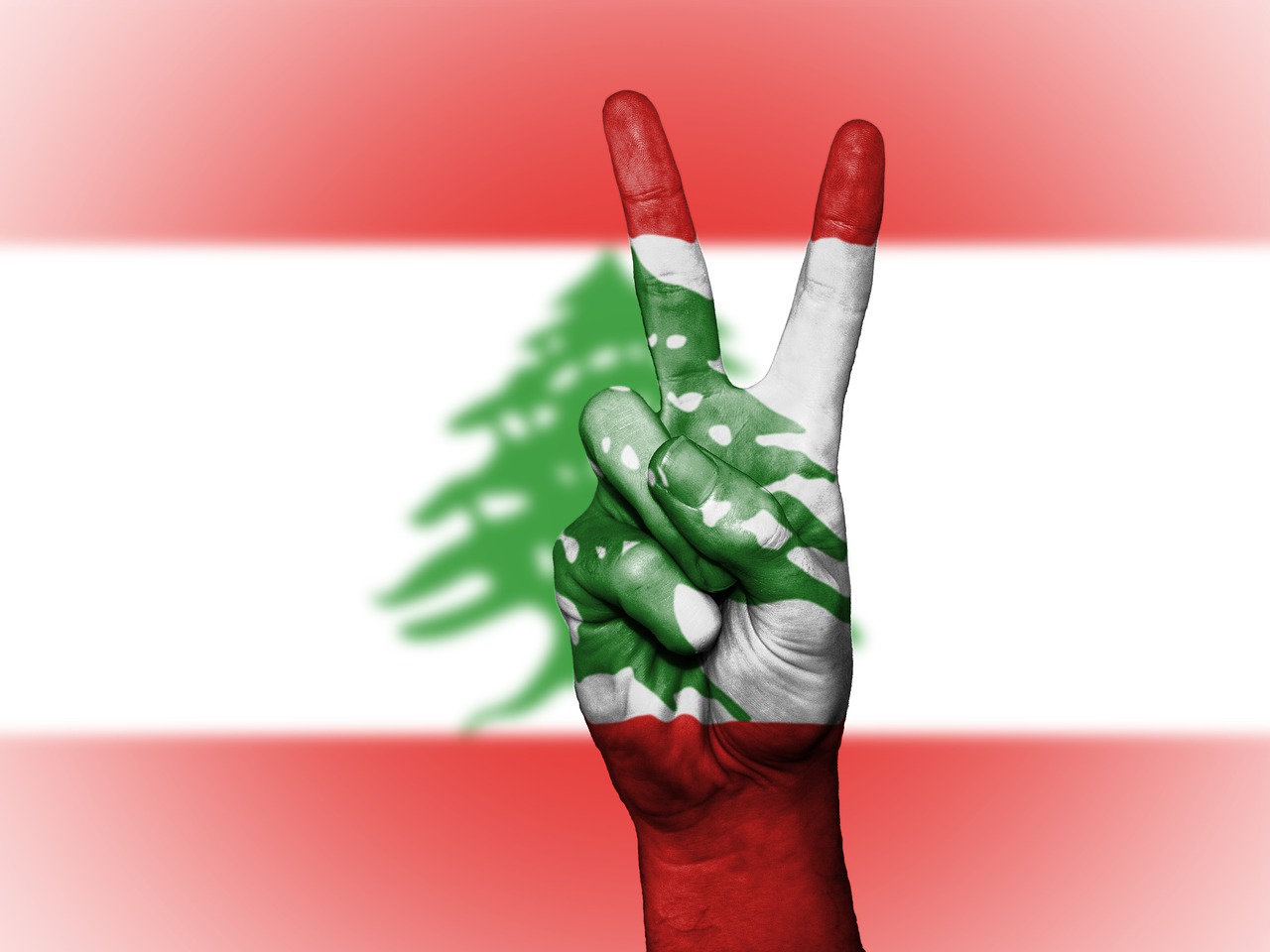 Image - lebanon peace hand nation