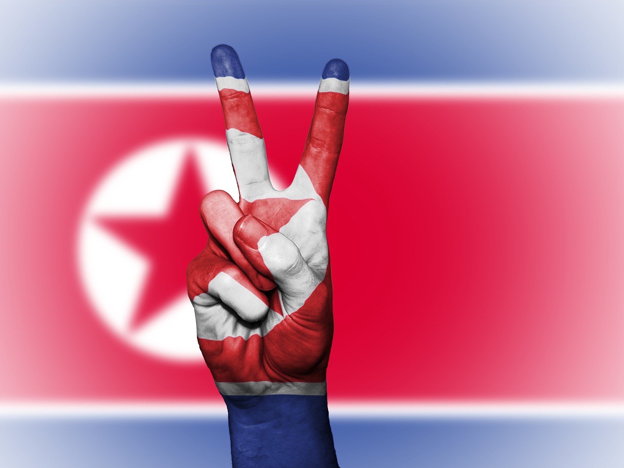 Image - north korea peace hand nation