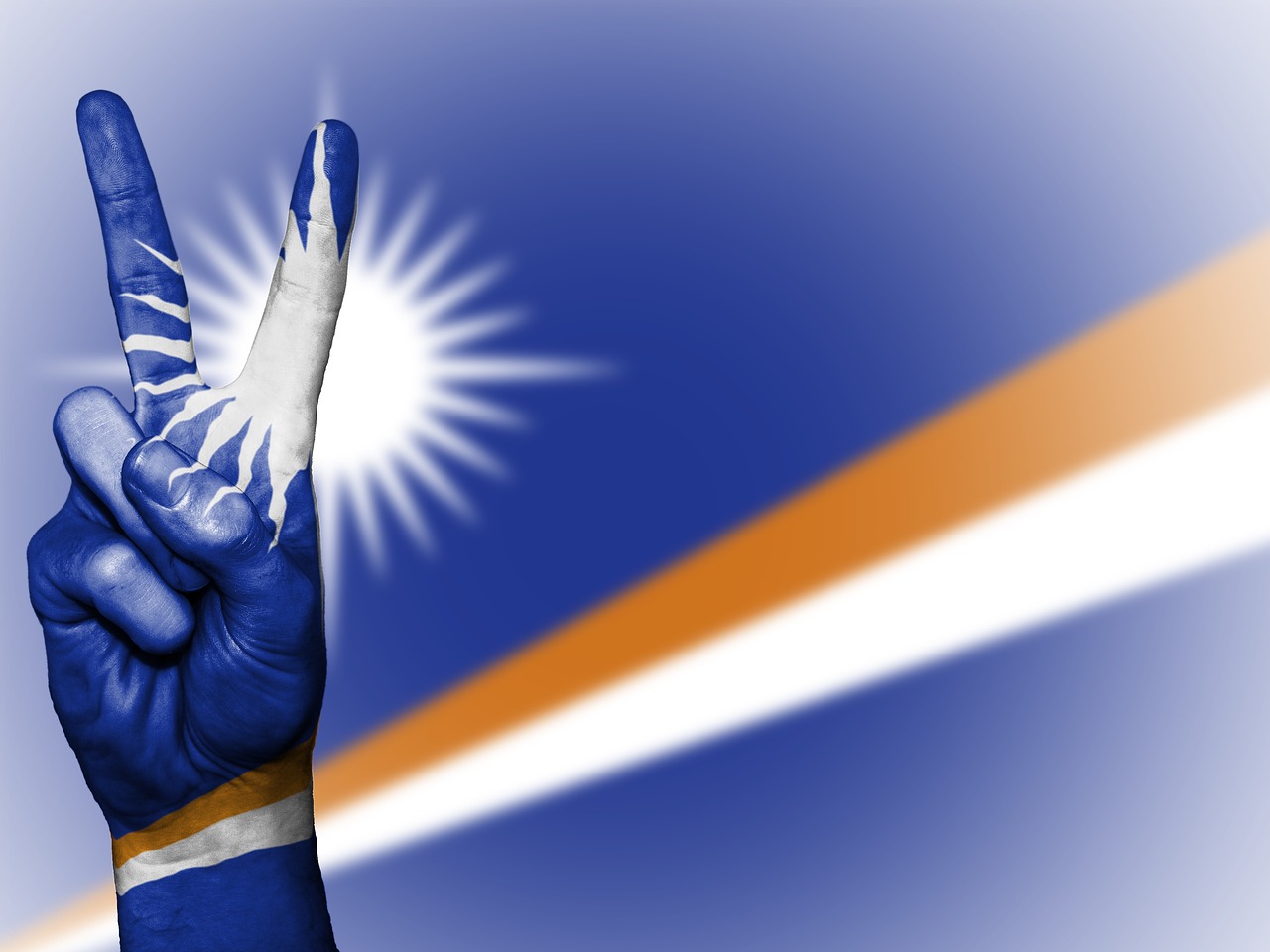 Image - marshall islands peace hand nation