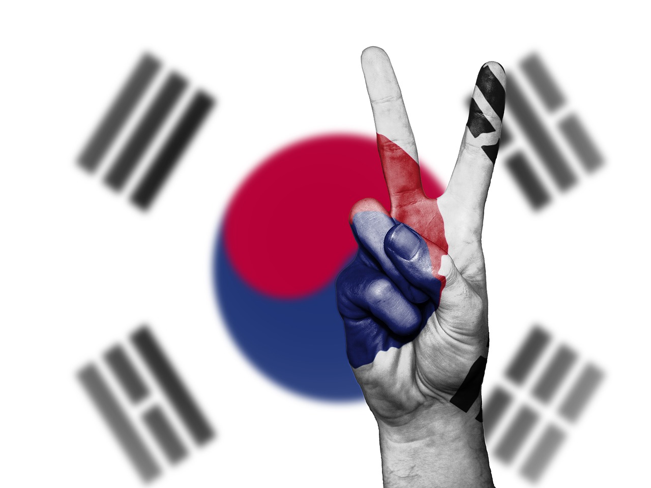 Image - south korea south korea peace hand