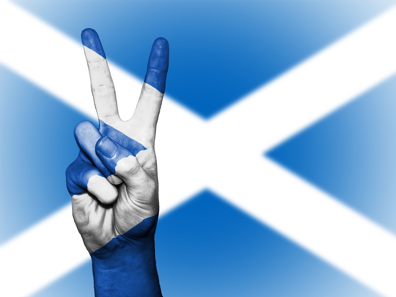 Image - scotland uk britain peace hand