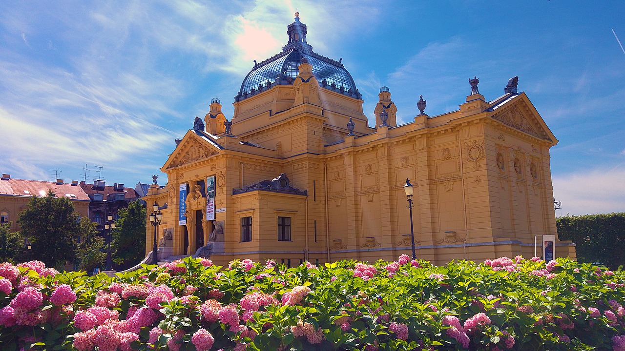 Image - zagreb art pavilion croatia city