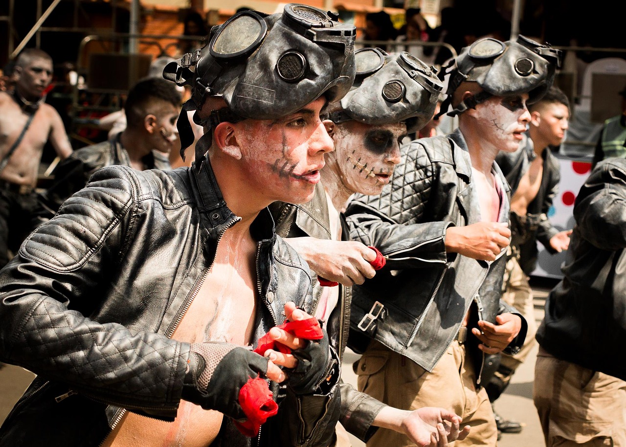Image - metal dance masks black heavy