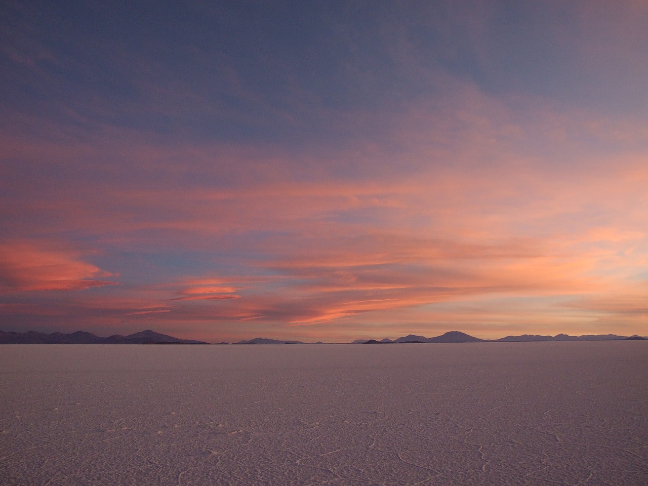 Image - salar uyuni sunset bolivia