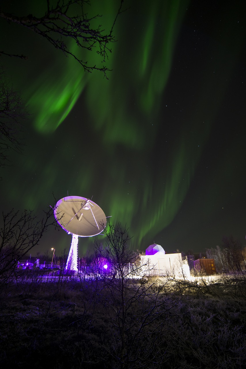 Image - antenna auroraboralis night