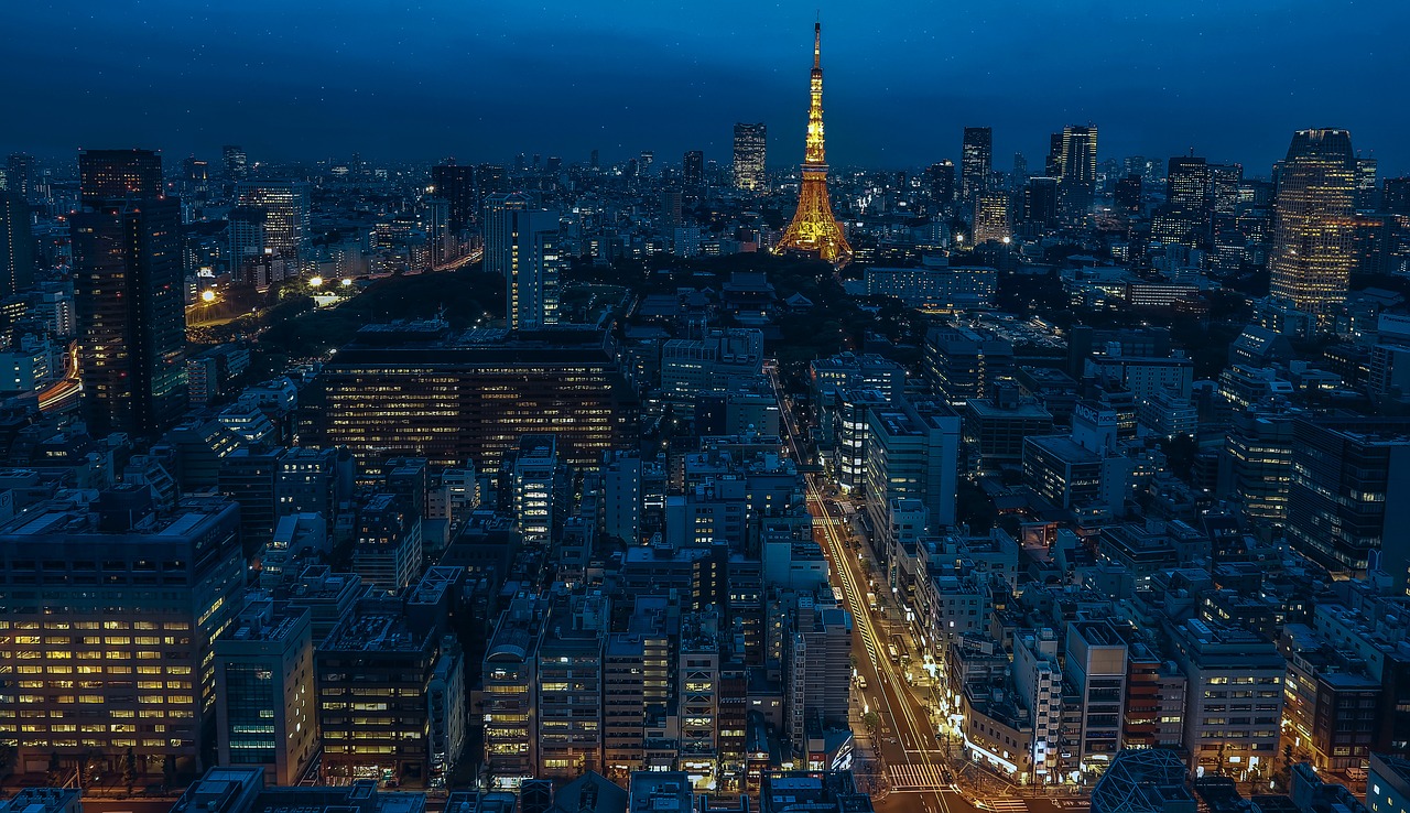 Image - tokyo japan tokyo tower night