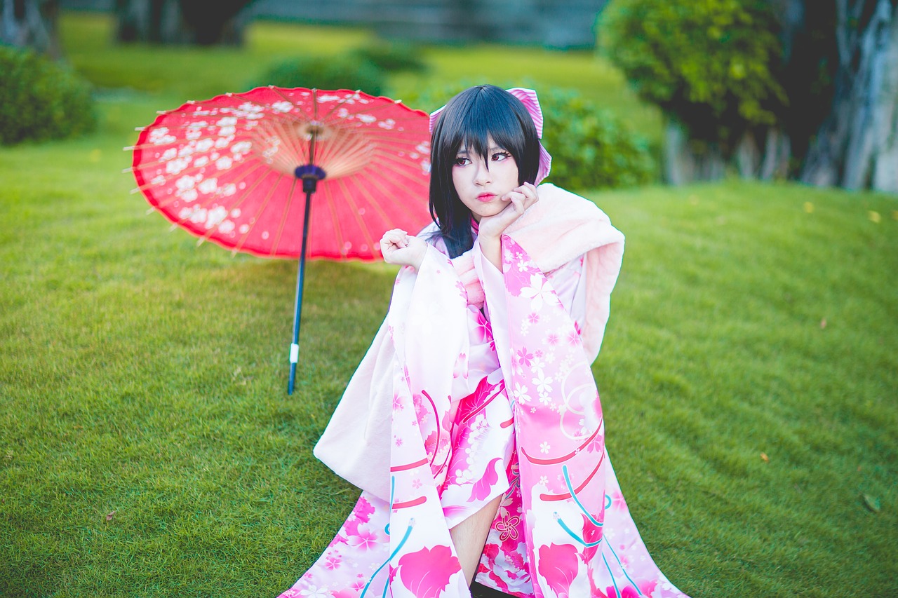 Image - kimono girl japanese japan female