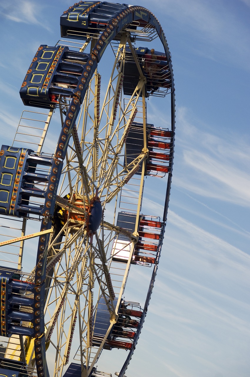 Image - dult fair color carousel blue