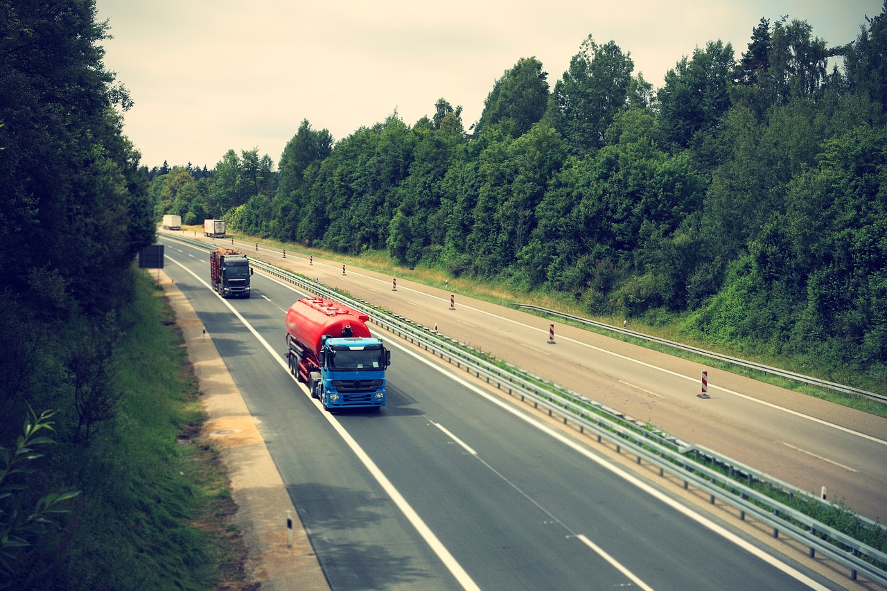 Image - truck highway logistics