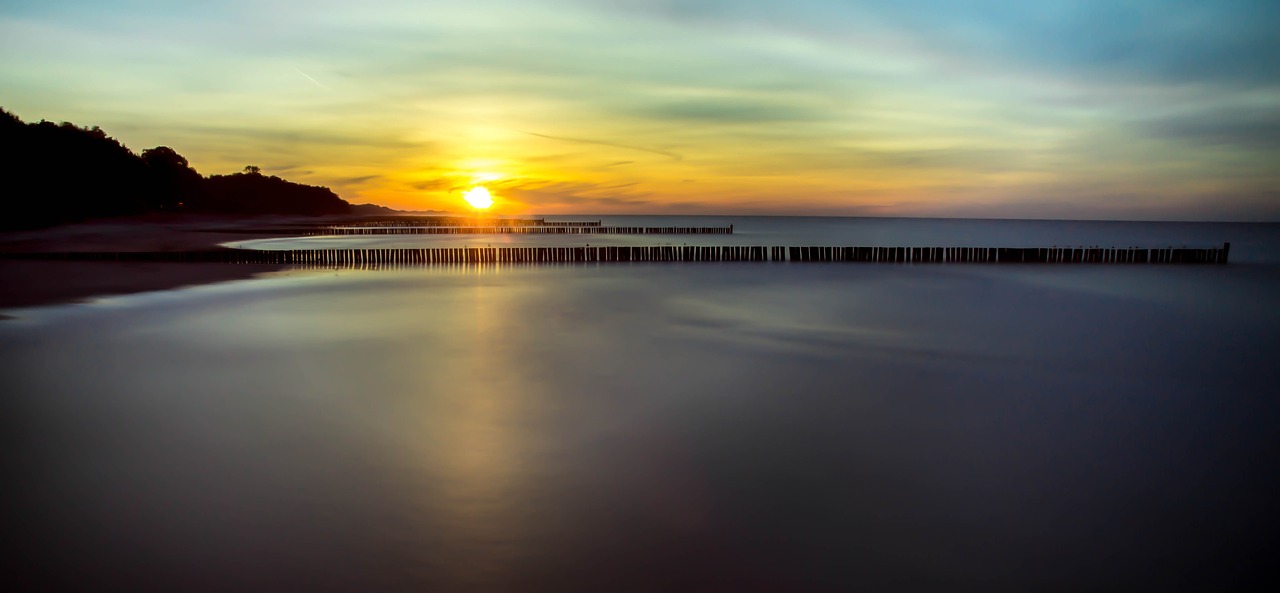 Image - the baltic sea sunset