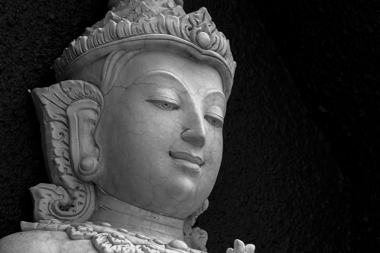 Image - stone carving thai culture buddha