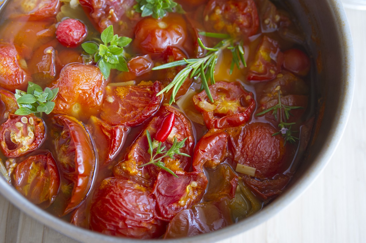 Image - stewed tomatoes dish soup