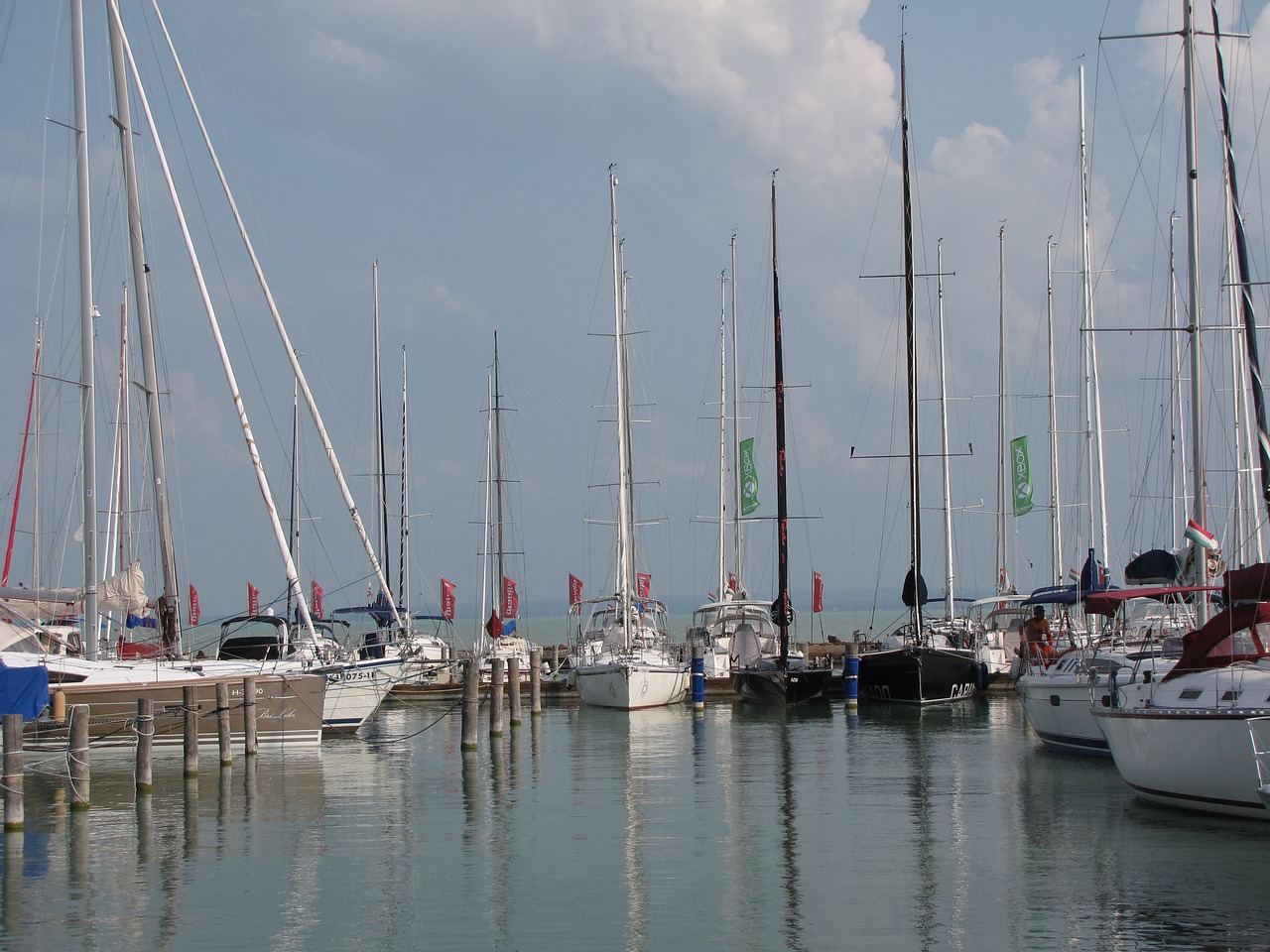 Image - lake balaton sailboats ship lake