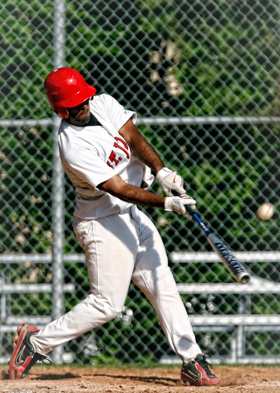 Image - baseball batter hitting uniform