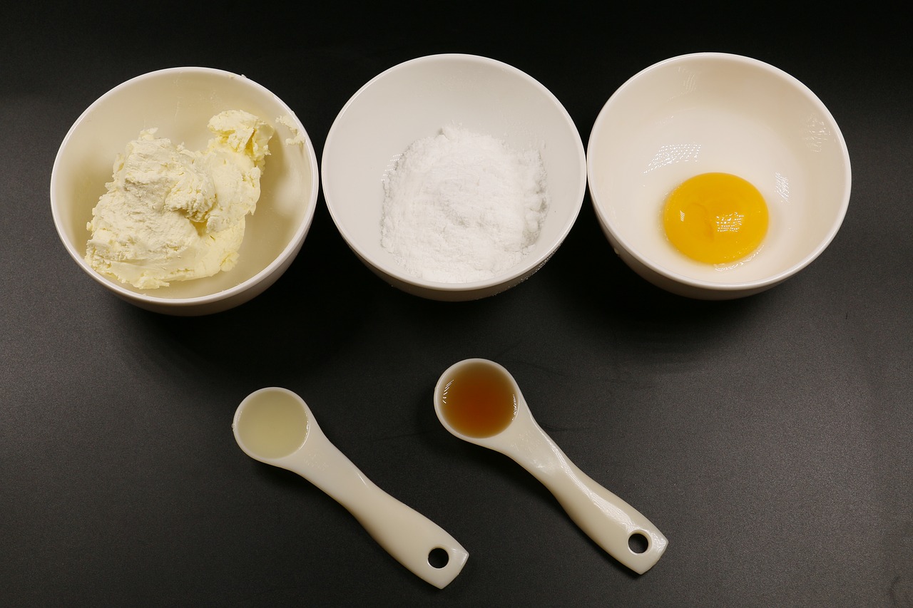 Image - egg flour sugar baking ingredients