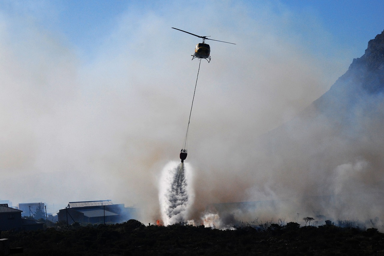 Image - helicopter fire smoke fire fight