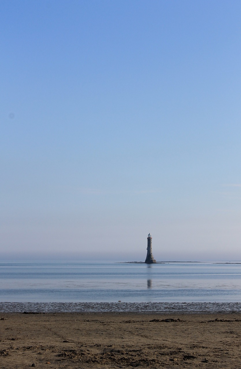 Image - lighthouse sea cranfield landscape