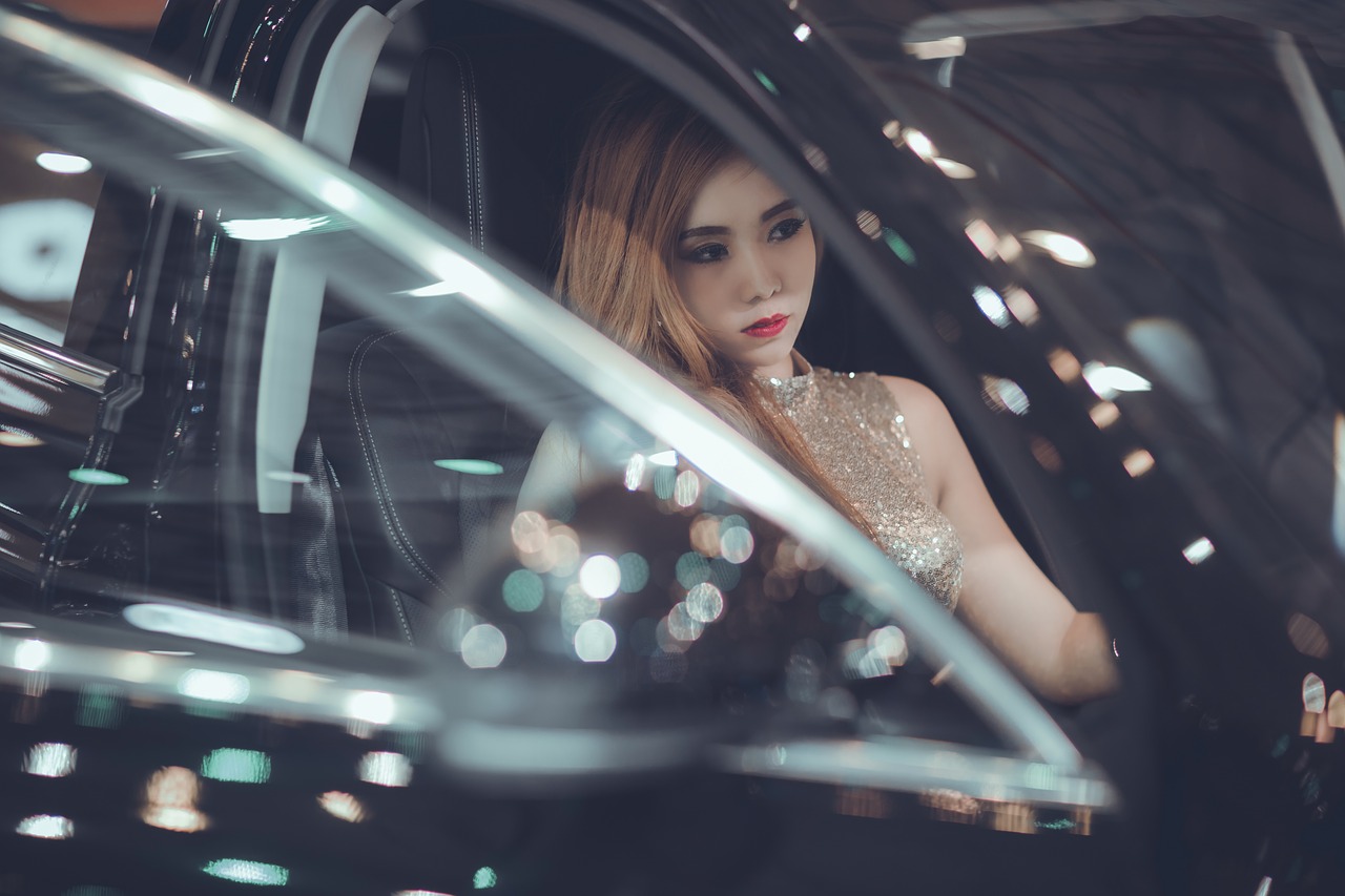 Image - woman in the car girl fashion