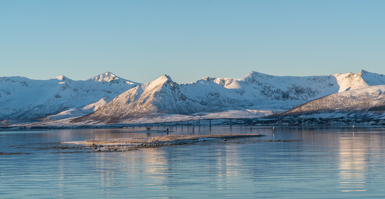 Image - norway coast bridge mountain