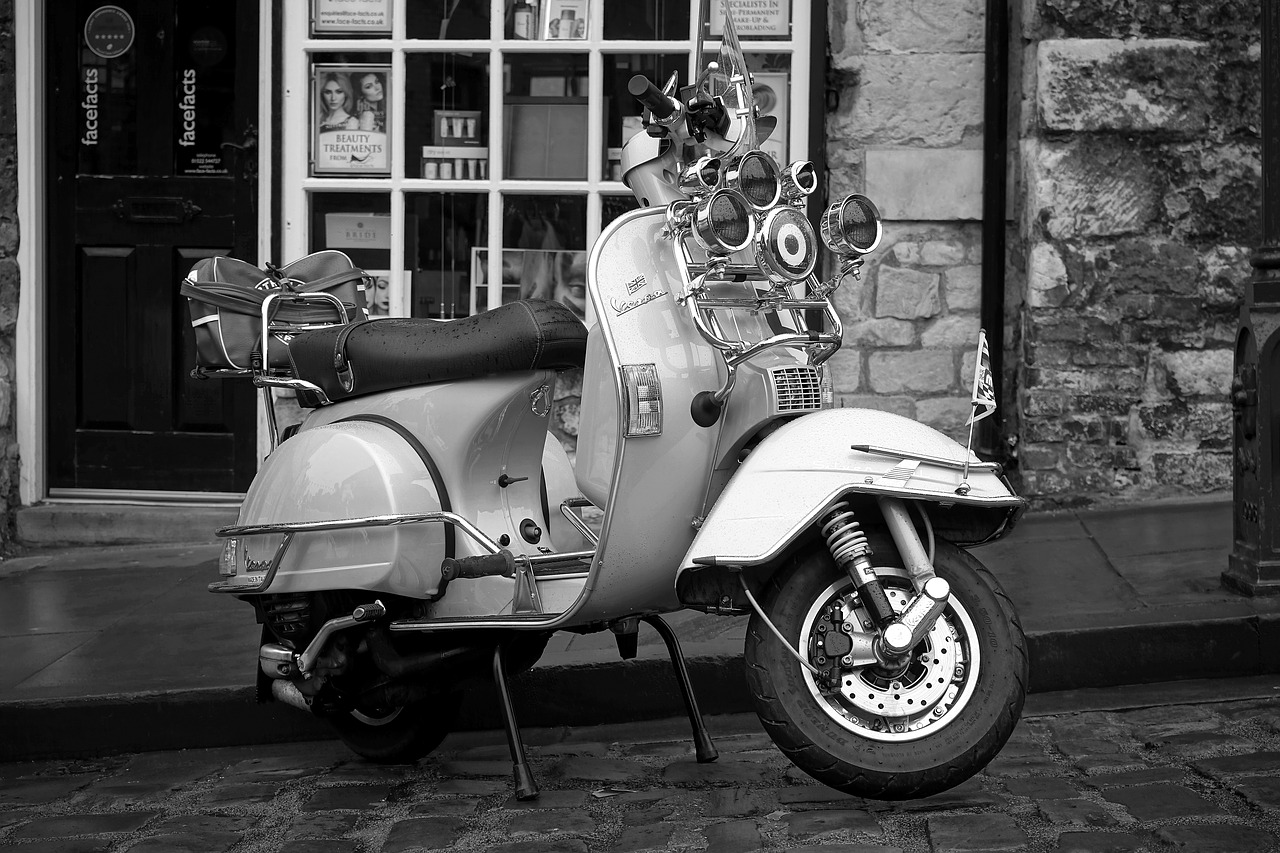 Image - vespa scooter motorcycle vehicle