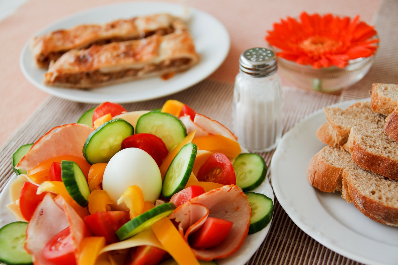 Image - bread breakfast cucumber egg ham