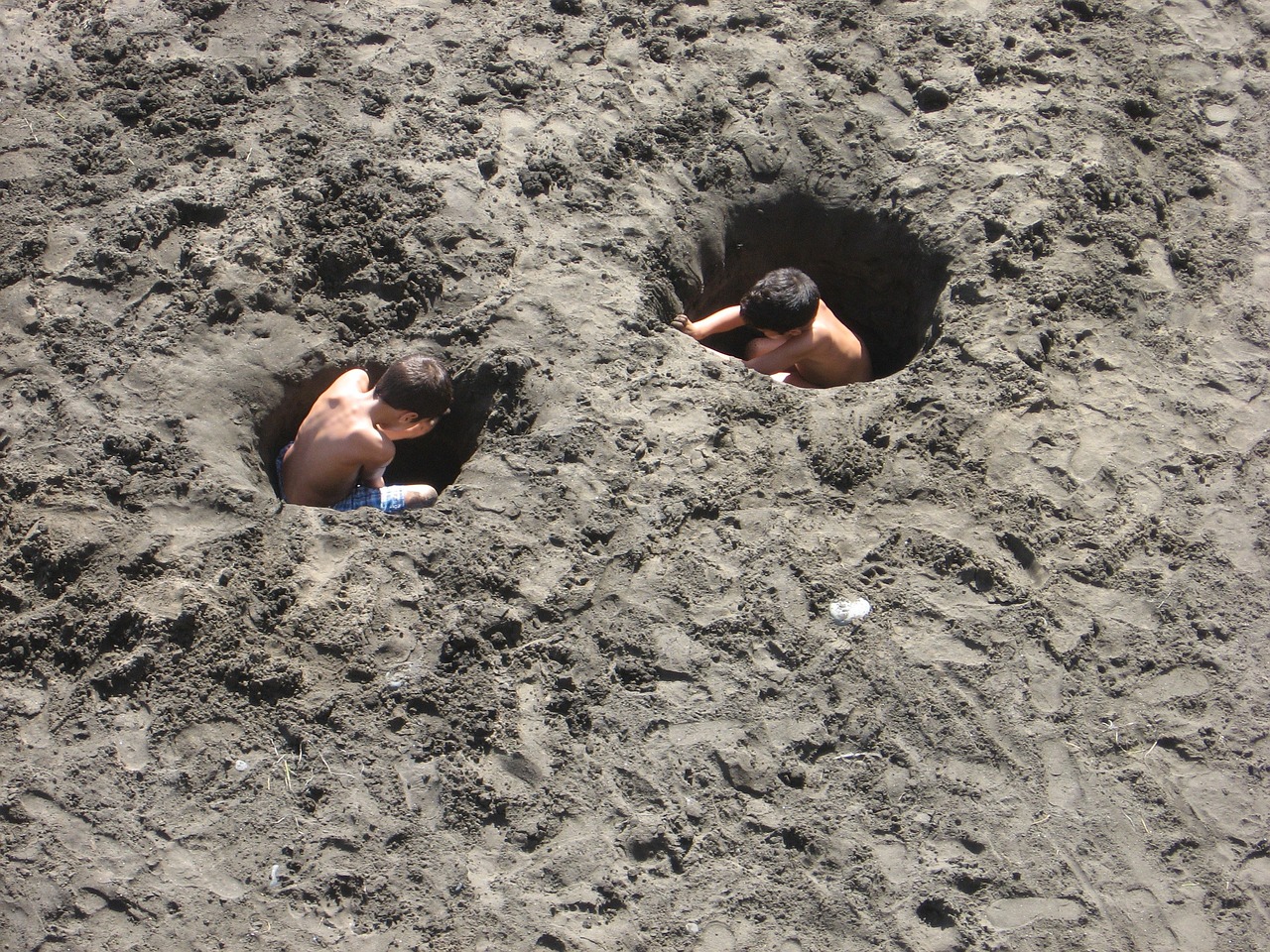 Image - holes sand boys