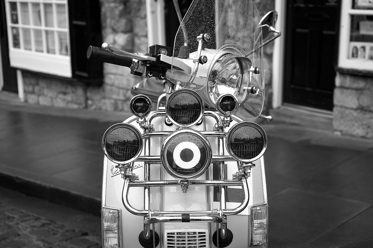 Image - scooter 1960s retro vehicle