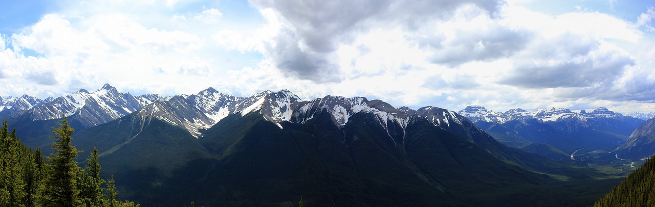 Image - panorama mountain landscape canada