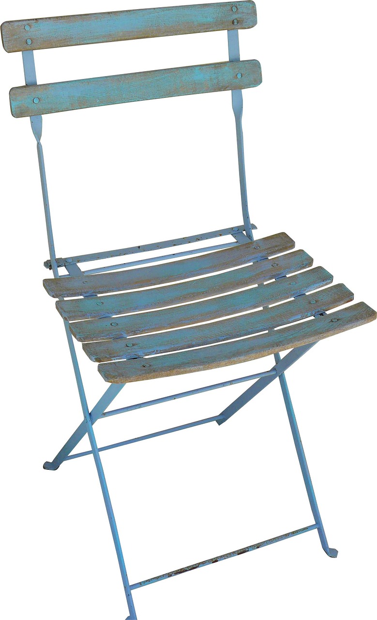 Image - chair blue iron