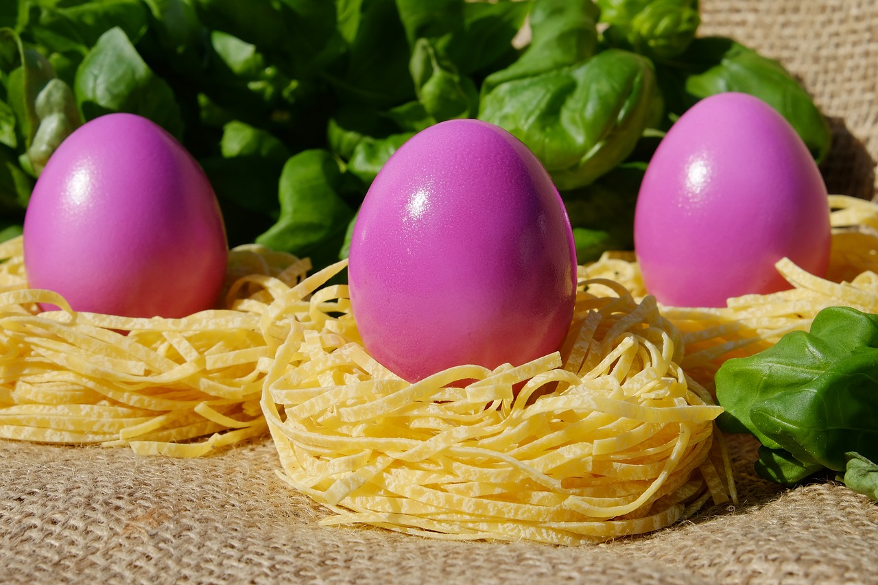 Image - egg colored pink easter