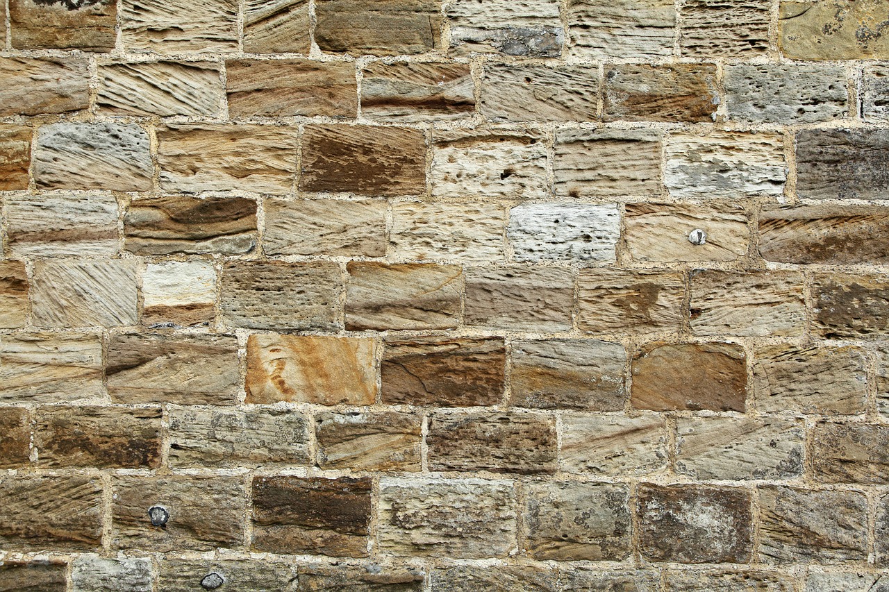 Image - abstract background brick eroded