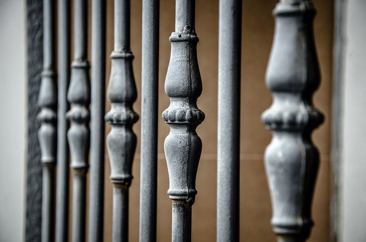 Image - grating window house facade