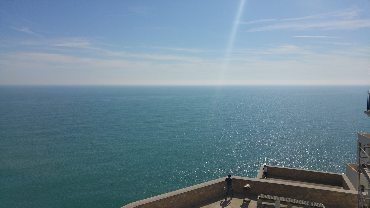 Image - sea peñíscola views castle