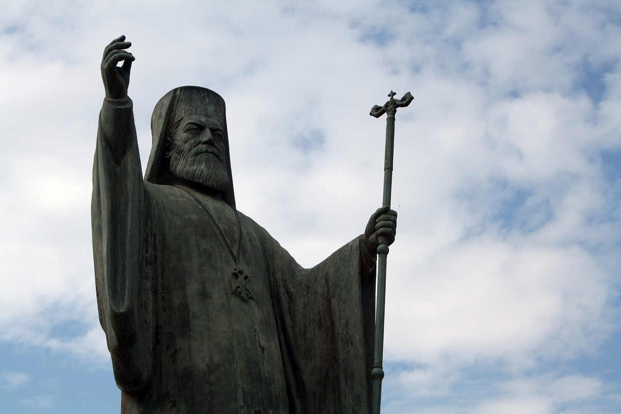 Image - statue religion orthodox cross