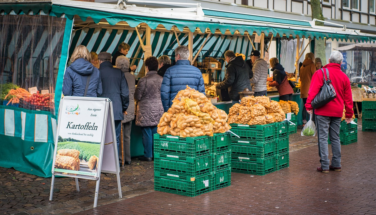 Image - farmers local market potato food