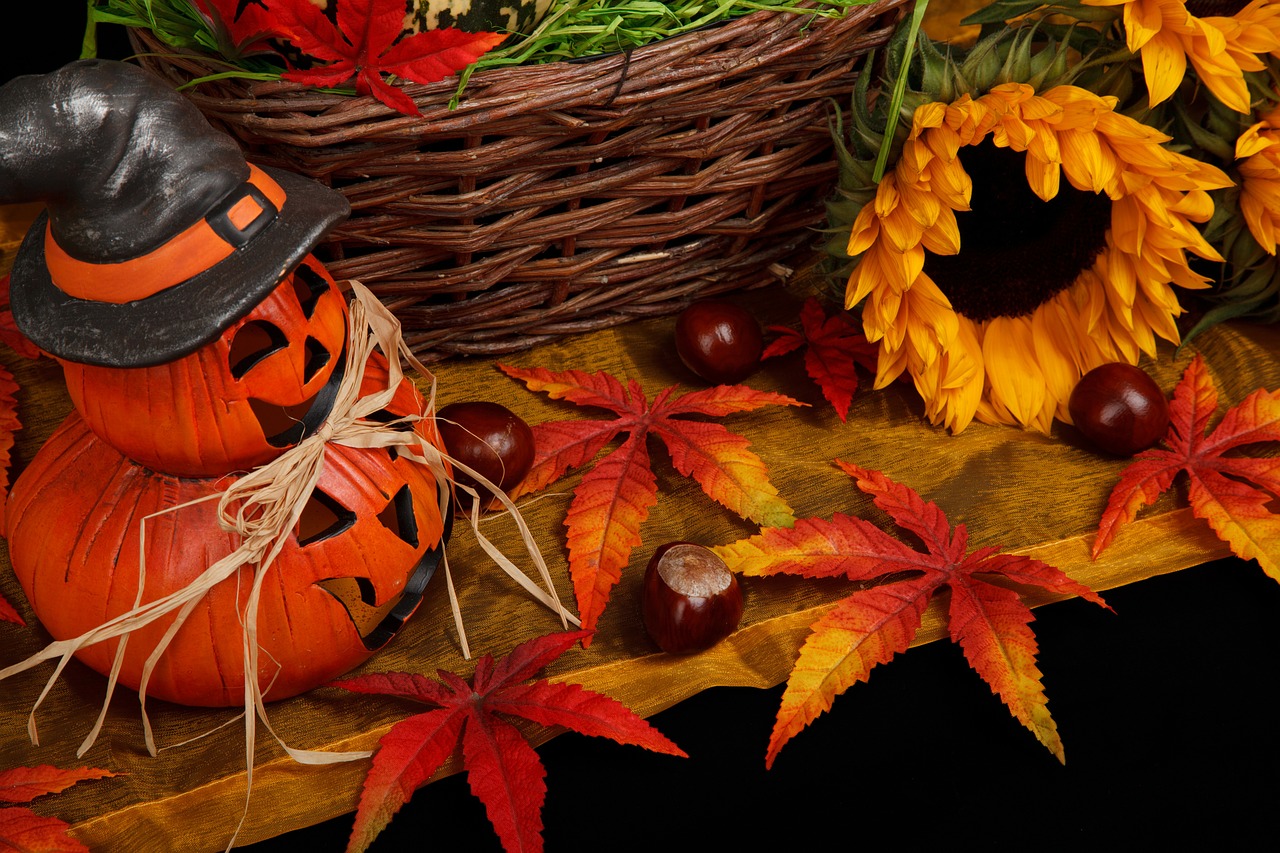 Image - autumn black dark decoration fall